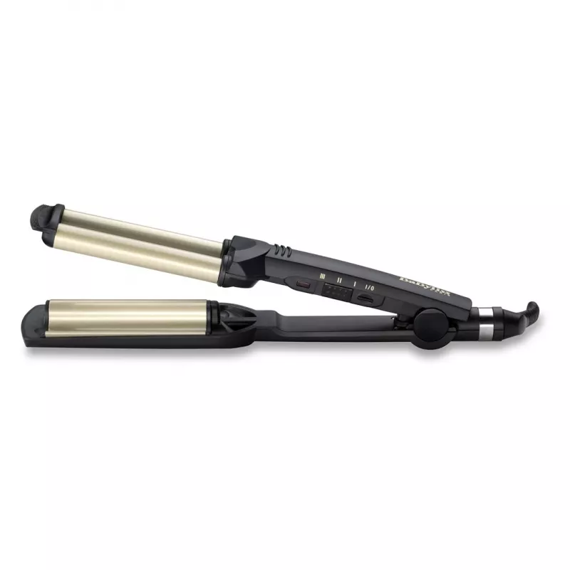 BaByliss C260E EasyWaves Σίδερο Texturier Μαύρο, Ασημί 70,9 (1,8 m)