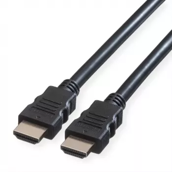 ROLINE Καλώδιο HDMI 5m Type-A αρσενικό σε αρσενικό επιχρυσωμένο μαύρο