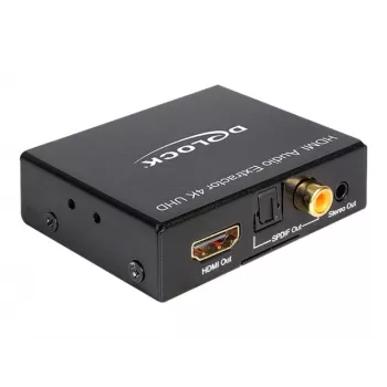 Εξαγωγέας ήχου HDMI Stereo / 5.1 καναλιών 4K, αντάπτορας μαύρος