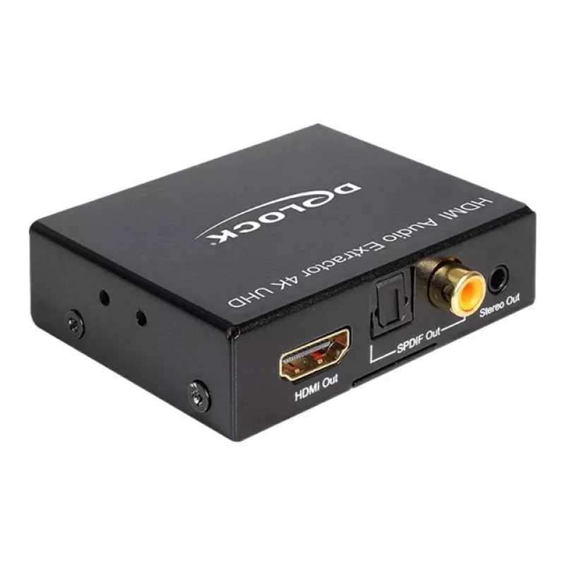 Εξαγωγέας ήχου HDMI Stereo / 5.1 καναλιών 4K, αντάπτορας μαύρος