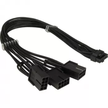 Αντάπτορας τροφοδοσίας PCIe INTER-TECH GPU-02 12-Pin σε 3×8-Pin (καλώδιο 34 cm)