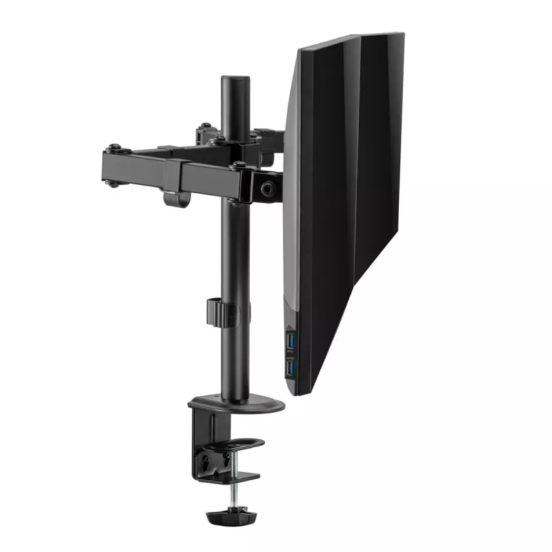 Βάση γραφείου Maclean για 2 οθόνες, VESA 75x75 και 100x100, 17-32, 2x 9kg, MC-754N