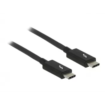 Καλώδιο Thunderbolt DeLOCK 84845 1 m 20 Gbit/s μαύρο