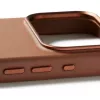 Mujjo Full Leather Case MagSafe Θήκη για iPhone 17 Pro Καφέ