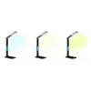 Media-Tech MT222K Leditou φωτιστικό γραφείου LED, 4 W, ασύρματος φορτιστής Qi, ρολόι, μαύρο