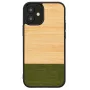 Θήκη κινητού Man and Wood για iPhone 12 mini – δάσος μπαμπού μαύρο