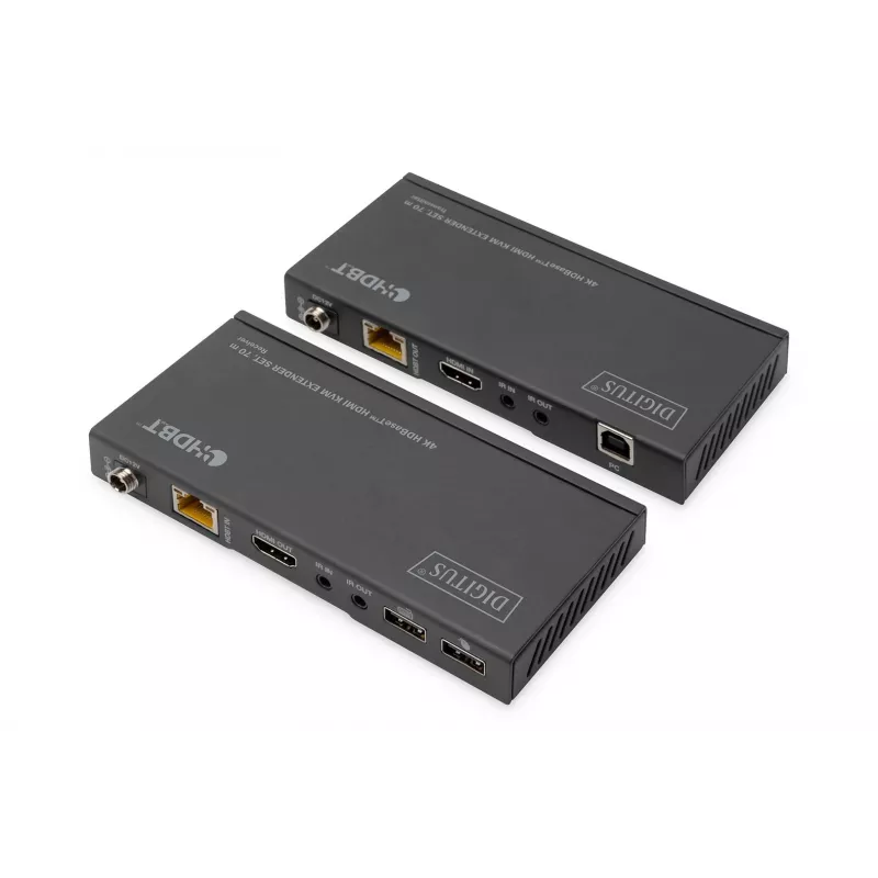 Σετ επέκτασης KVM Digitus 4K HDBaseT HDMI 70 m Ενσύρματο