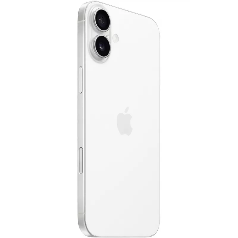 Apple iPhone 16 Plus smartphone, 512 GB, 8 GB RAM, 6,7" 2796x1290, A18, διπλή κάμερα 48 MP, Dual SIM (nano-SIM + eSIM), iOS 18, λευκό