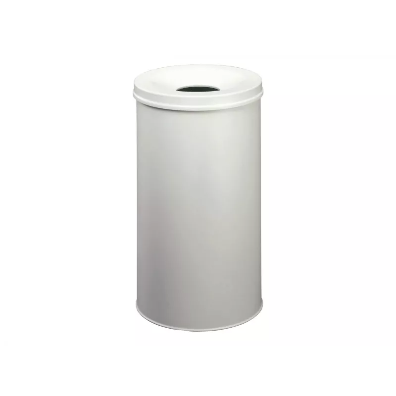 Durable 330710 κάδος απορριμμάτων 60L στρογγυλός ατσάλι γκρι
