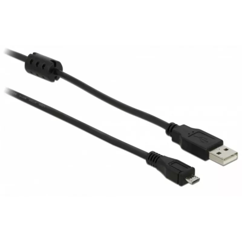 Καλώδιο USB DeLOCK 82335 USB 2.0 2 m USB A Micro-USB B μαύρο