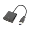 USB γραφικών προσαρμογέας GEMBIRD A-USB3-HDMI-02, έξοδος HDMI, έως 1920x1080, μαύρο, 36 g