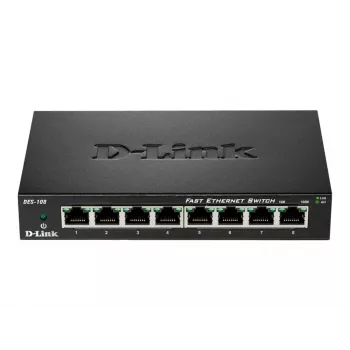 D-Link DES-108 μαύρο