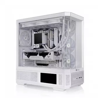 Κουτί PC THERMALTAKE Midi View 370 TG ARGB Snow/λευκό με tempered glass, φωτισμό ARGB