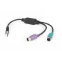 Προσαρμογέας 2xPS2->USB ποντίκι + πληκτρολόγιο