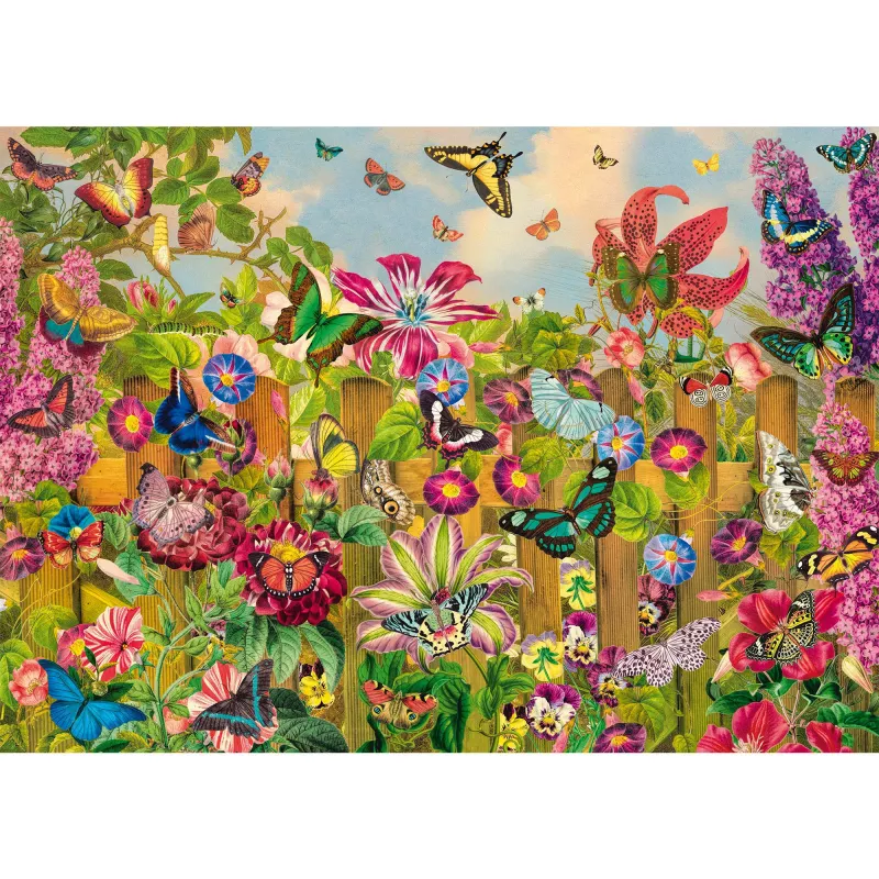Παζλ Schmidt Spiele Beautiful Butterfly Garden — 2000 τεμ., μοντέλο 59746
