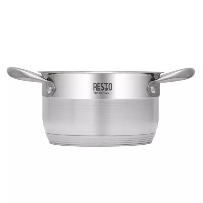 Στρογγυλή κατσαρόλα ανοξείδωτου χάλυβα Resto Kitchenware Libra 1,9 L