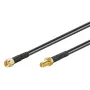 Ομοαξονικό καλώδιο Microconnect 51675 RP-SMA RP-SMA 1 m Μαύρο