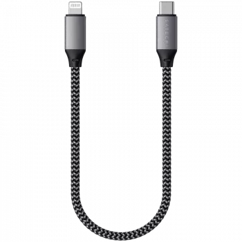 Καλώδιο USB Satechi ST-TCL10M 0,25 m USB-C USB-C/Lightning μαύρο γκρι