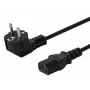 Καλώδιο ρεύματος SAVIO CL-146 — 3 m, IEC C13 σε IEC Type E, μαύρο