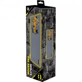 FR-TEC BATPCMPAD Mousepad Gaming Mousepad Μαύρο - Γκρι - Κίτρινο (BATPCMPAD)