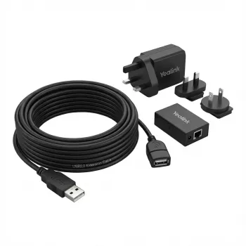 Καλώδιο επέκτασης USB Yealink USB2-EXT-10M με τροφοδοτικό, μήκος 10 m