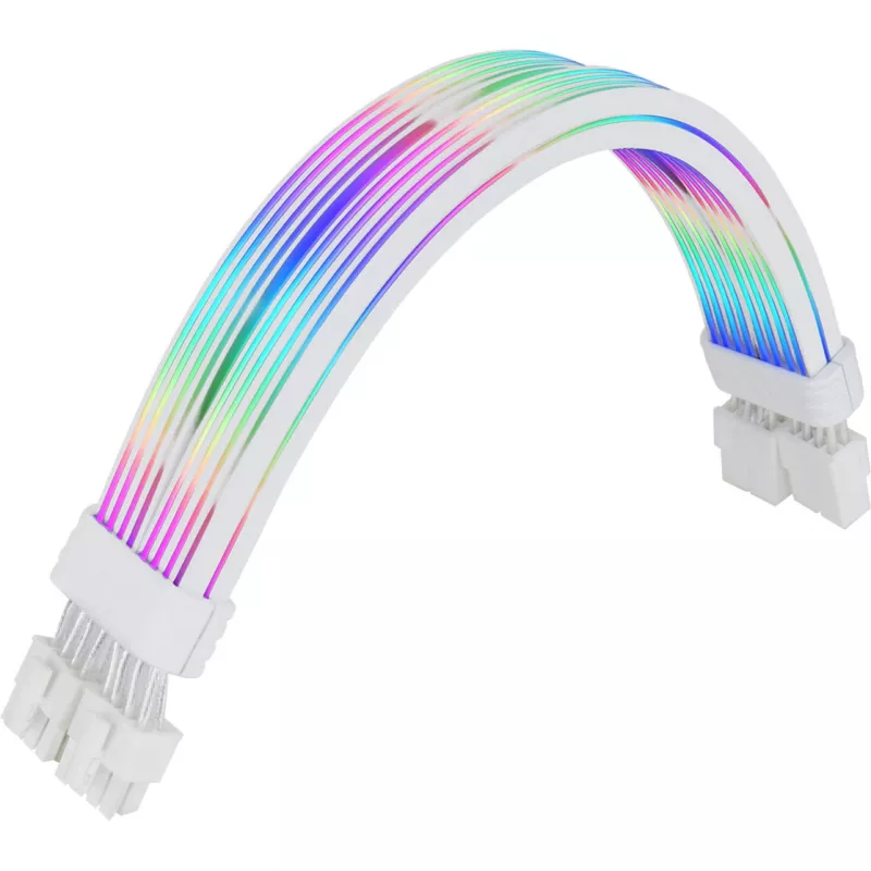 Thermaltake Tt Mod ARGB Snow Καλώδιο, 8-Pin, 300 mm, λευκό