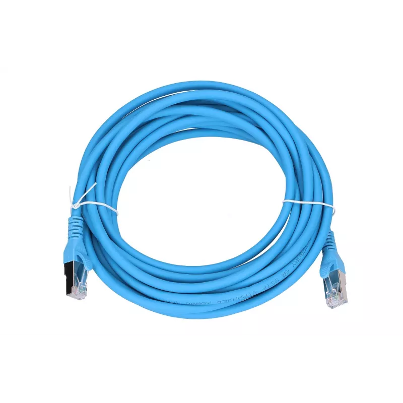 Καλώδιο Patch LAN Extralink Κατ.6A RJ-45 Cat6a 5m Μπλε