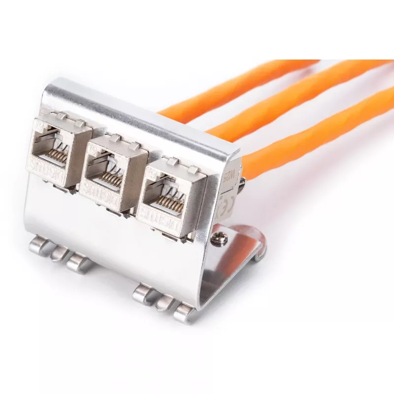 Adapter Digitus AN-25183 για 3x Keystone-Modul ανοξείδωτο ατσάλι