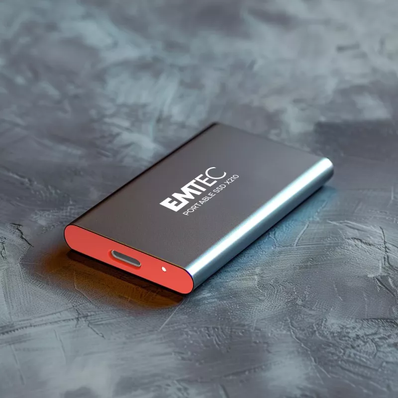 Emtec X210 ELITE 2 TB USB Type-C 3.2 Gen 2 (3.1 Gen 2) μαύρο, κόκκινο