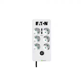 Πολύπριζο Eaton Protection Box 6 USB DIN