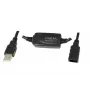 Καλώδιο USB LogiLink 15M USB 2.0 M/F μαύρο