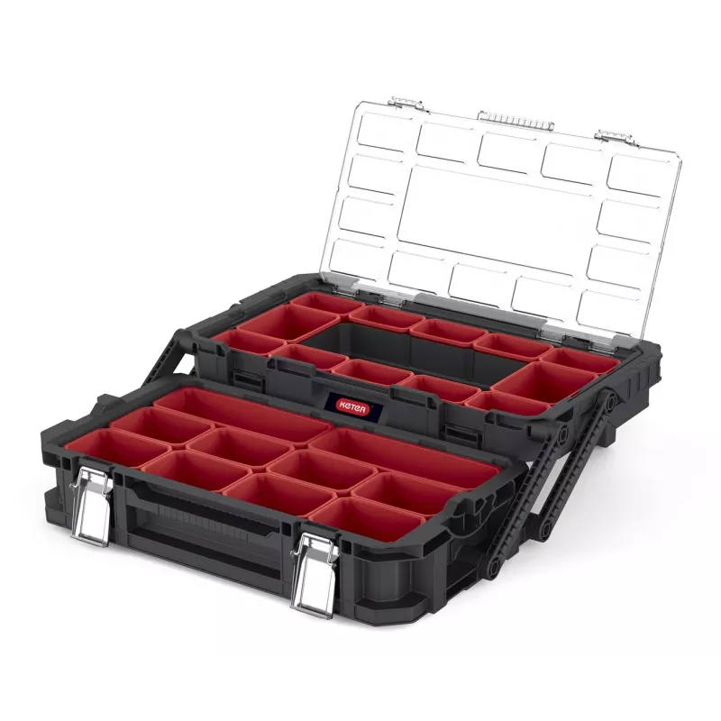 Keter Organizer Connect Cantilever 22 14L /Μαύρο/ Κόκκινο