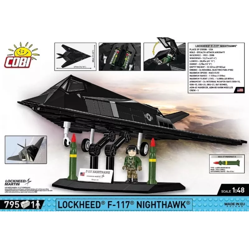 Lockheed F-117 Nighthawk Μοντέλο (κλίμακα 1:48)