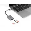 DeLOCK Αναγνώστης καρτών USB Type-C Αλουμίνιο SD Micro SD 5000 Mbit/s