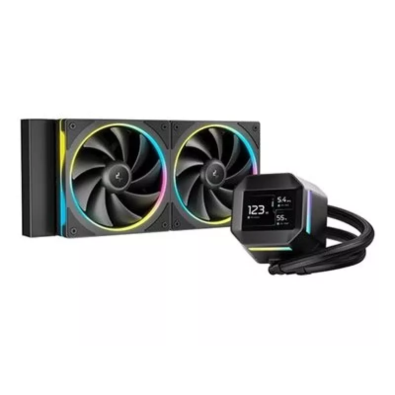 Σετ υδρόψυξης DeepCool LM240 12 cm Μαύρο