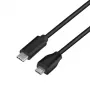 Logilink - Καλώδιο USB - USB 2.0 Type-C (M) σε Micro-USB 2.0 (M) - USB 2.0 - 15 V - 3 A - 1 m - μαύρο (CU0197)