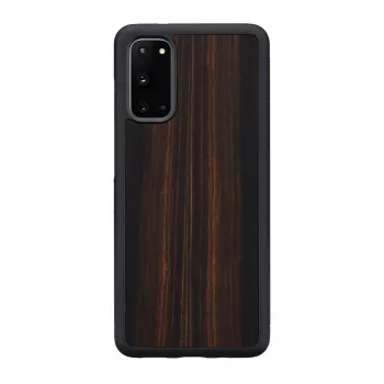 Θήκη smartphone Man and Wood Galaxy S20 Ebony μαύρο — Προστατευτική θήκη για Samsung Galaxy S20