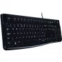 Logitech Desktop MK120 Combo, μαύρο, ενσύρματο, ελβετικό layout, 920-002504