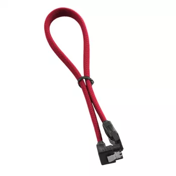 Καλώδιο ModMesh ορθογώνιο SATA-3 30 cm - κόκκινο - καλώδιο - ψηφιακό/δεδομένα (CM-CAB-RSAT-N30KR-R)