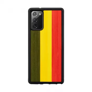 Θήκη smartphone man and wood Galaxy Note 20 reggae μαύρο