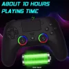 Gamepad Subsonic PS5 Wireless LED Controller μαύρο D-pad Home Επιλογές Κοινή χρήση
