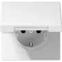 JUNG LS 1520 BFKL WW Πρίζα SCHUKO με καπάκι, λευκό