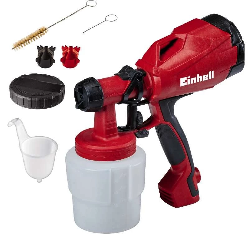 Einhell TC-SY 400 P 4260005 σύστημα ψεκασμού χρώματος, 400 W, δοχείο 0,8 l, κόκκινο/μαύρο