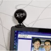 Hama 00053950 Spy Protect HD webcam, 1,3 MP, 1280 x 720, 30 fps, ενσωματωμένο μικρόφωνο, USB 2.0, μαύρη