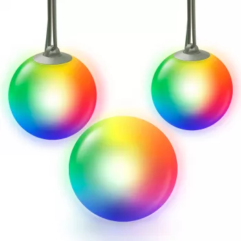 Outdoor Smart Globe Light Colour συσκευασία 3 τεμ., LED φως αντικαθιστά 33 Watt