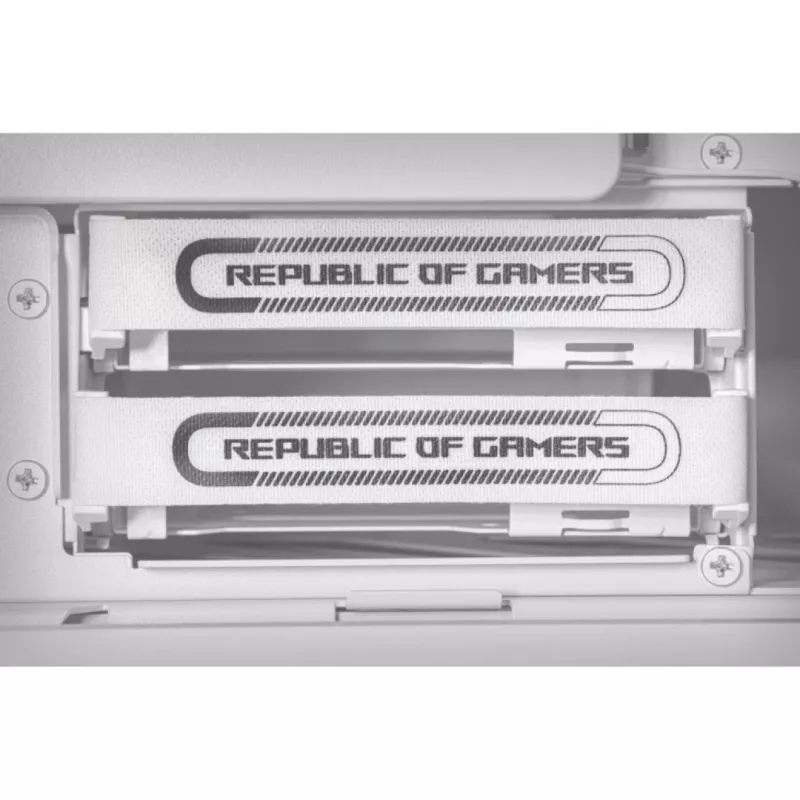 ASUS ROG GR701 Hyperion White, PC, Λευκό, ATX, EATX, micro ATX, Mini-ITX, Αλουμίνιο, Multi, Front