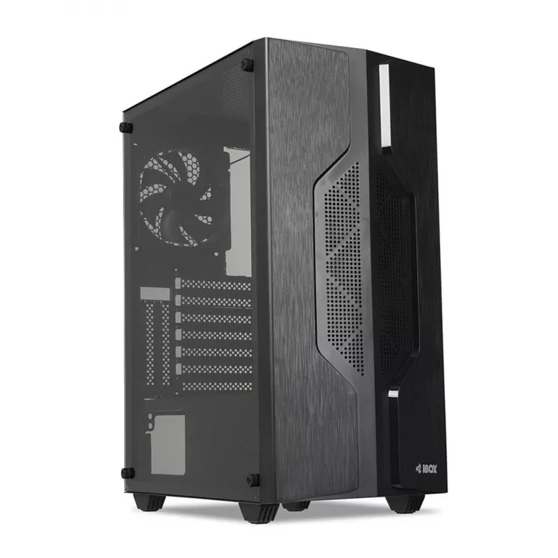 iBox CETUS 908 Midi Tower Μαύρο