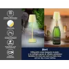 Beper P201UTP126 επαναφορτιζόμενο επιτραπέζιο φωτιστικό LED, αφής, ρυθμιζόμενης έντασης, IPX4, κίτρινο