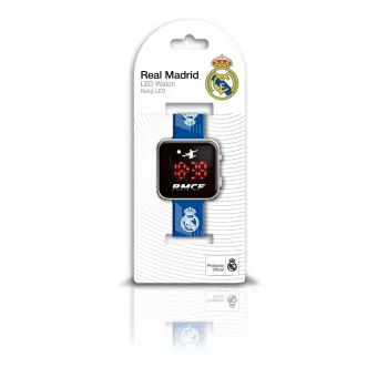Ρολόι Kids Euroswan Watch LED Real Madrid RM00017 — ψηφιακό παιδικό ρολόι LED, σχέδιο με λογότυπο ομάδας