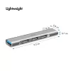 LogiLink USB 3.2 Gen1 Hub 4-Port USB-A 1x USB3.0 AF 3x USB2.0 AF UA0436